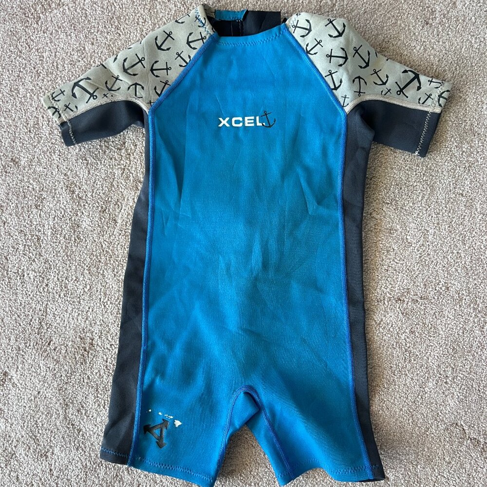 Xcel Kids Spring Wetsuit Blue Size 5